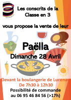 paella Classe en 3 28 Avril 2024